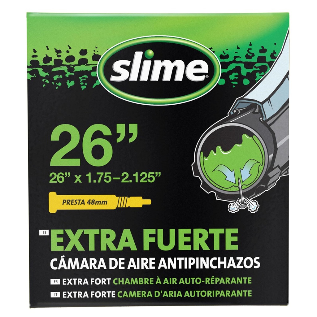 Антипрокольна камера із рідиною 26 x 1.75 - 2.2 PRESTA, Slime