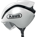 Велошолом спортивний ABUS GAMECHANGER Tri Shiny White L (52-58 см)