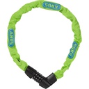 Замок із ланцюгом ABUS 1385/75  Tresor Neon Green