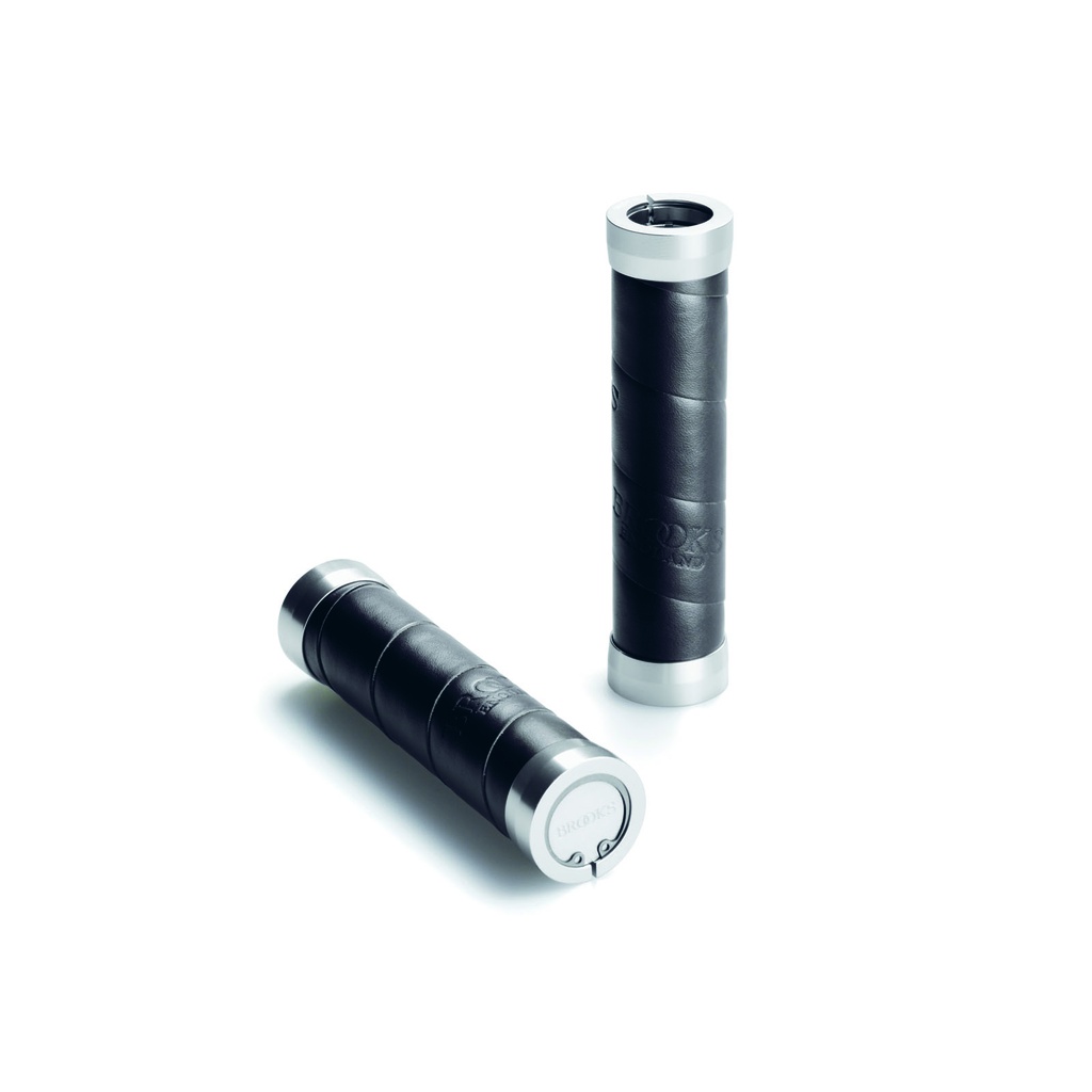 Гріпси шкіряні BROOKS Slender Leather Grips 130/100 mm Black