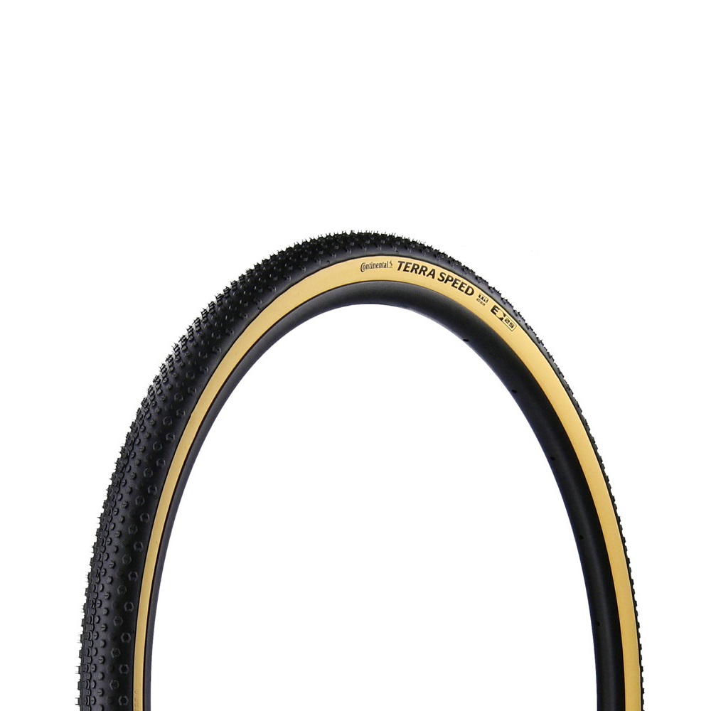 Покрышка бескамерная Continental Terra Speed ProTection 28&quot; | 700 x 40C | 28 x 1.50 черная/кремовая , складная skin