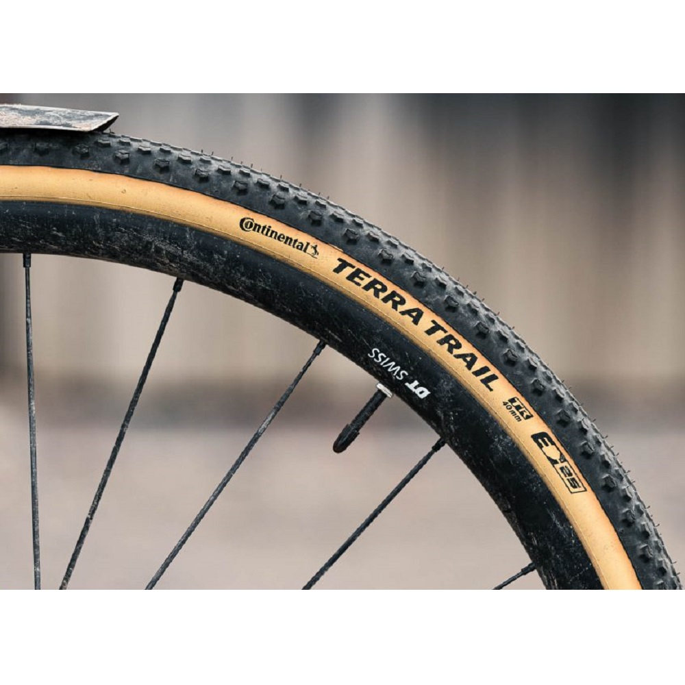 Покрышка бескамерная Continental Terra Trail ProTection 28&quot; | 700 x 40C | 28 x 1.50 black/cream , складная skin