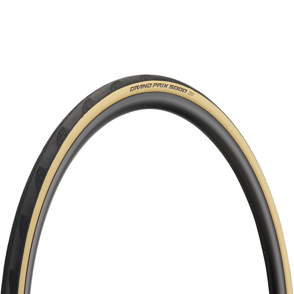 Покрышка Continental Grand Prix 5000 28&quot; | 700 x 25C черная/кремовая складная skin