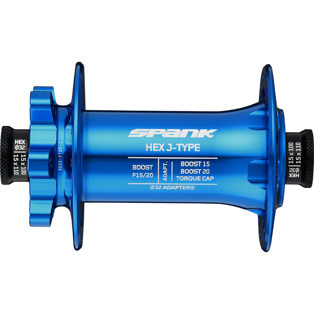 Втулка передняя SPANK HEX J-TYPE Boost F15/20, Blue
