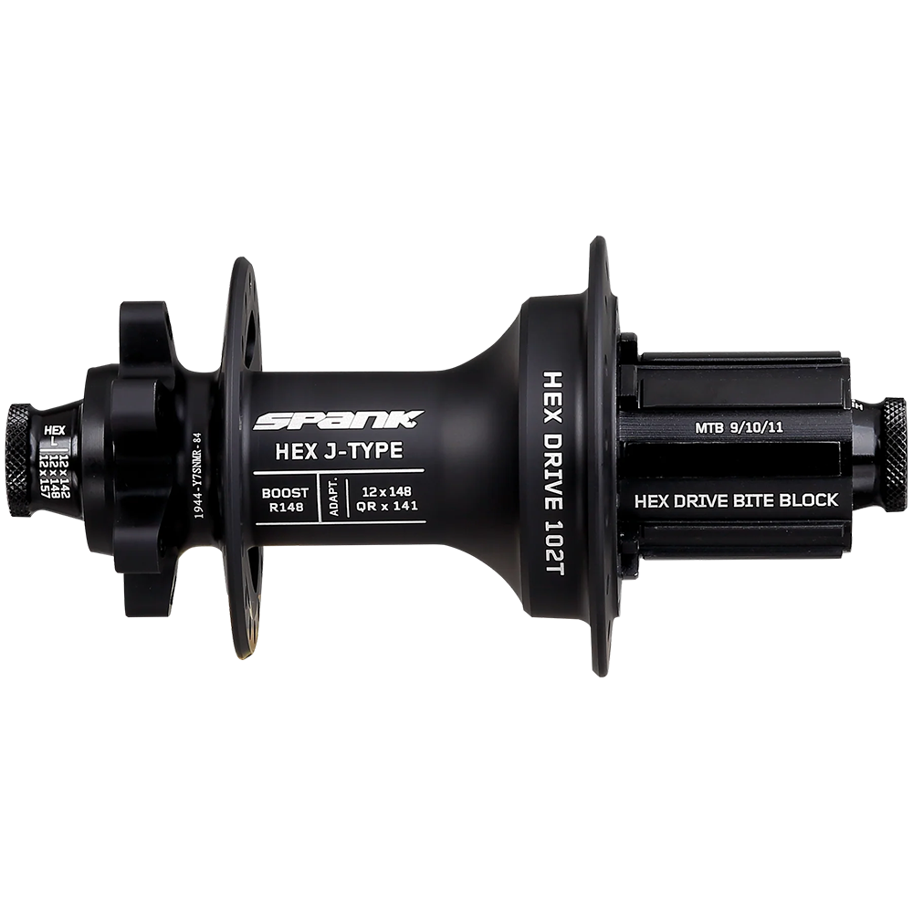 Втулка задняя SPANK HEX J-Type Boost R148 HG 32H, Black