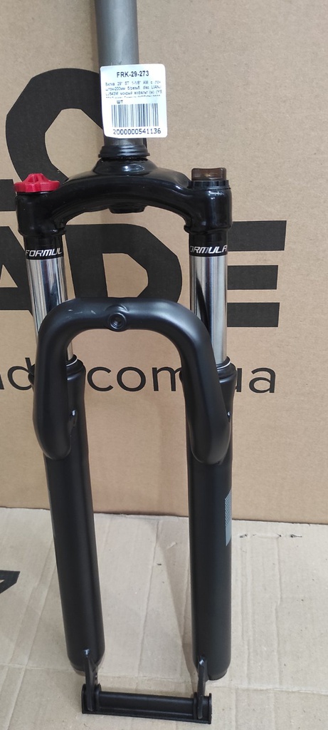 Вилка 29&quot; ST 1-1/8&quot; AM с лок. шток-200мм б/резьб. disc LIANJI LJ643M мокрый асфальт (м) (YS 7912 matt) Formula MOTION 2022