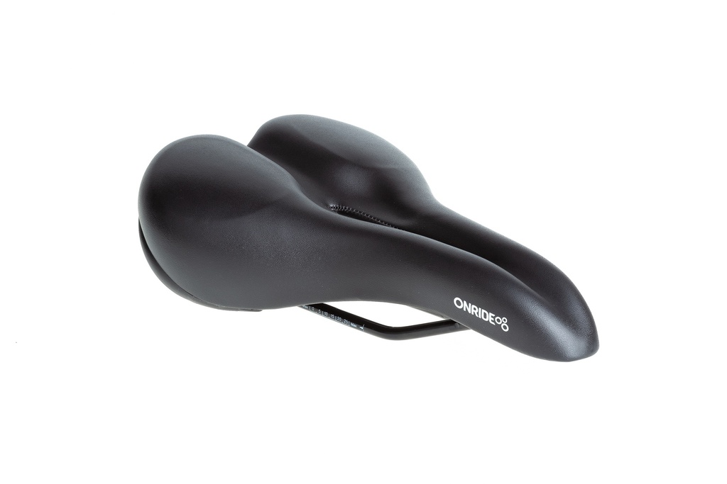 Сідло ONRIDE Hush, гелеві вставки, рамки cталь, чорне, 268 х 174 мм