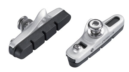 Гальмівні колодки Alligator для шосе з алюмінієвим корпусом сріблясті