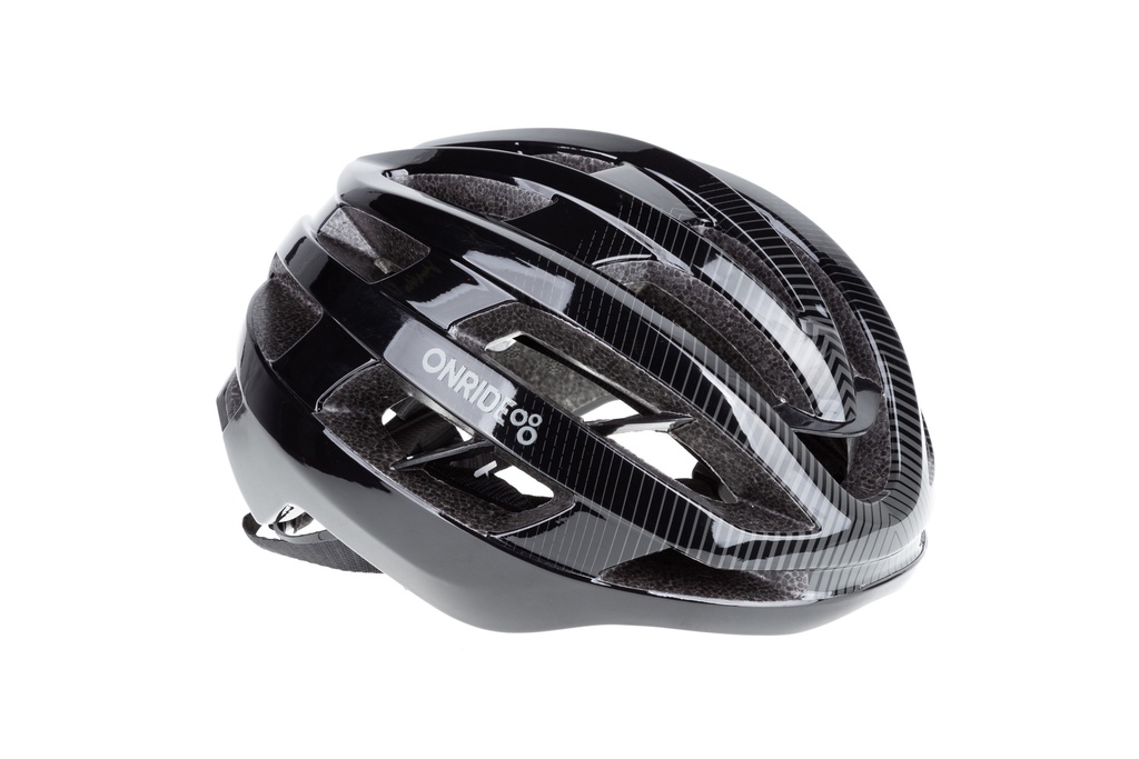 Шолом ONRIDE Pave глянцевий сіро-чорний M (55-58 см) магнітна застібка