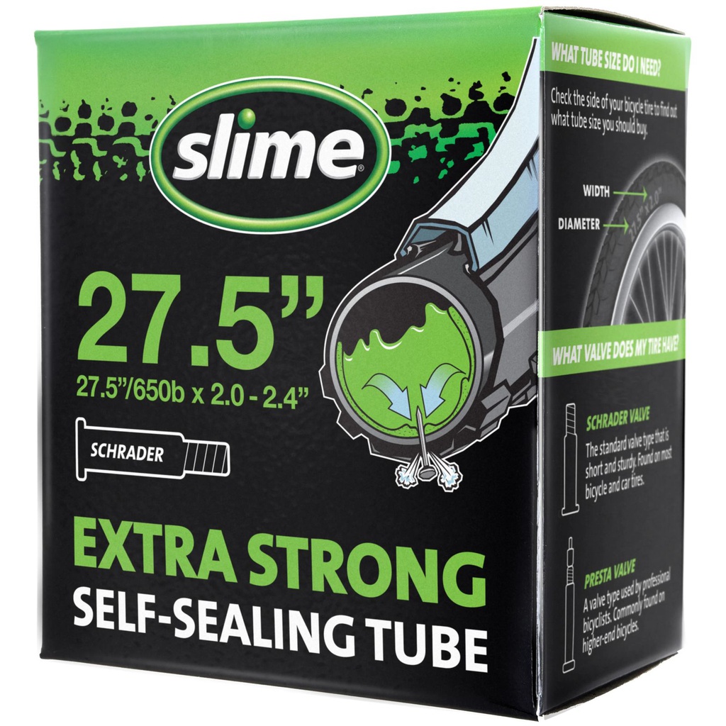 Камера Slime Smart Tube 27.5&quot; x 2.0 - 2.4&quot; AV з герметиком 