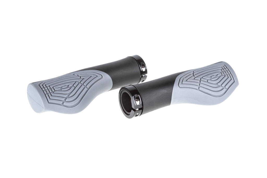 Ручки руля ONRIDE Maze Long, ергономічні, один замок, чорні/сірі