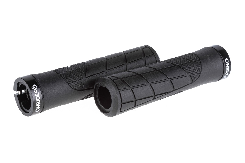 Ручки руля ONRIDE Strong, один замок, чорні