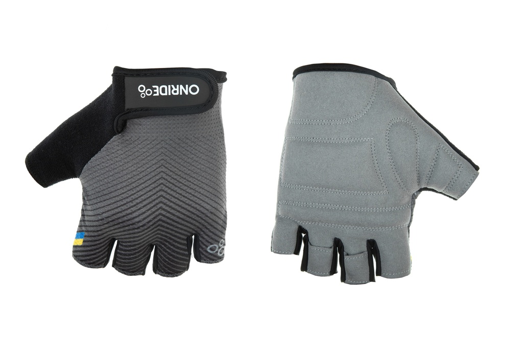 Рукавички ONRIDE TID 20 UA смужки колір чорний розмір M