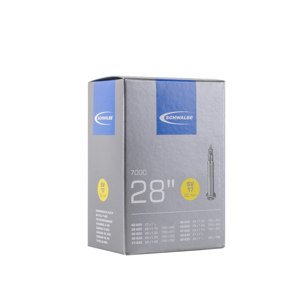 Камера Schwalbe SV17 27x1.25/28x1.75 (28/47-622/635) ніпель FV 50мм