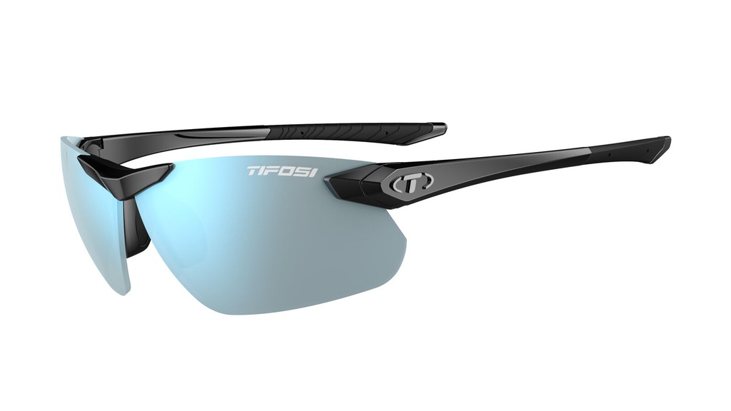 Окуляри Tifosi Seek FC 2.0 Gloss Black, лінзи Smoke Bright Blue Mirror (15%)