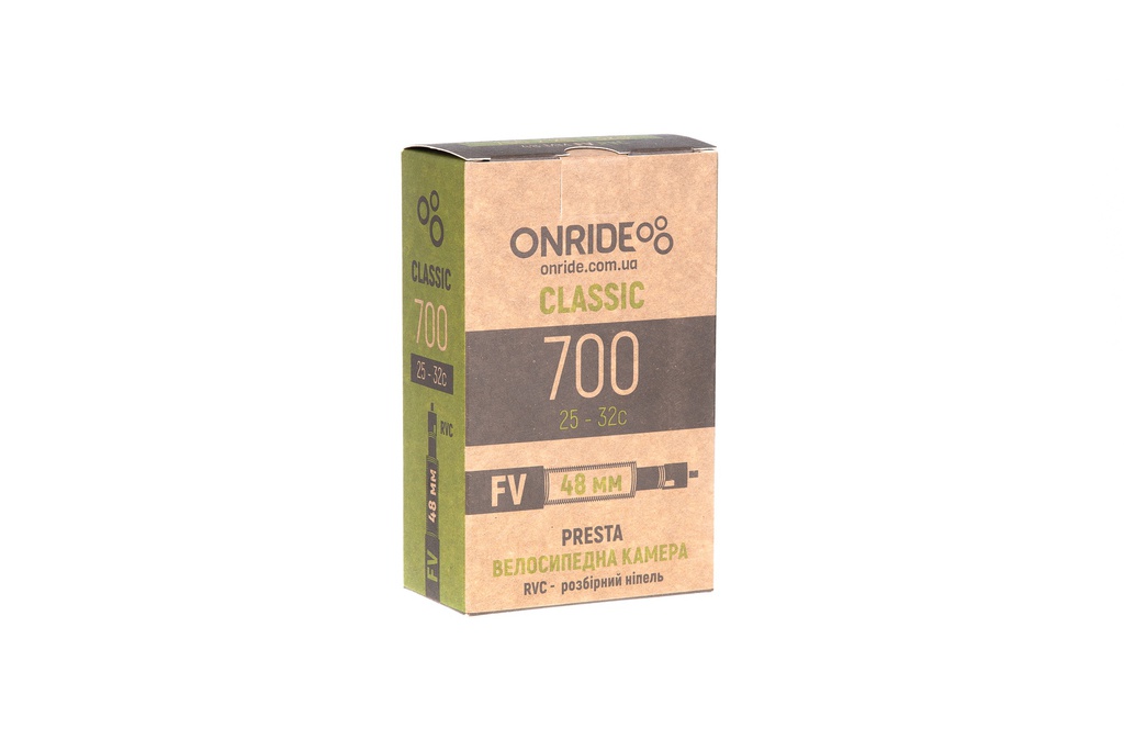 Камера ONRIDE Classic 700x25-32c FV 48 RVC - розбірний ніпель