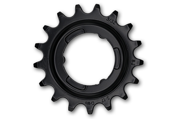 Зірка задня KMC Shimano Narrow 17T чорна 3/32&quot;
