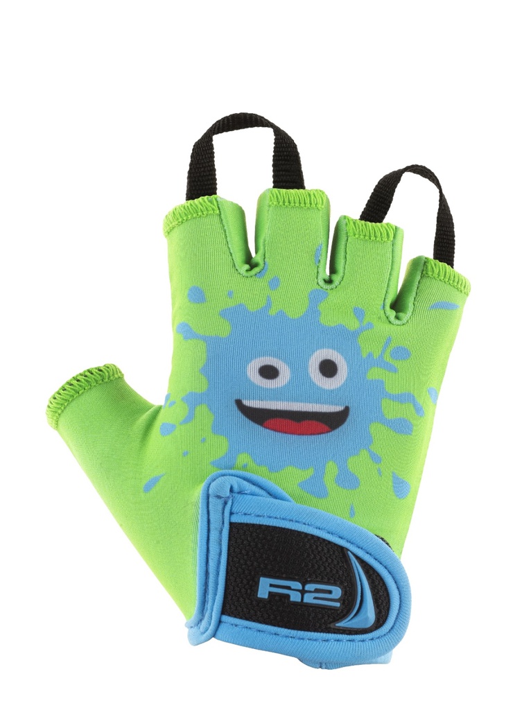 Рукавички R2 Voska колір зелений/блакитний розмір 4Y