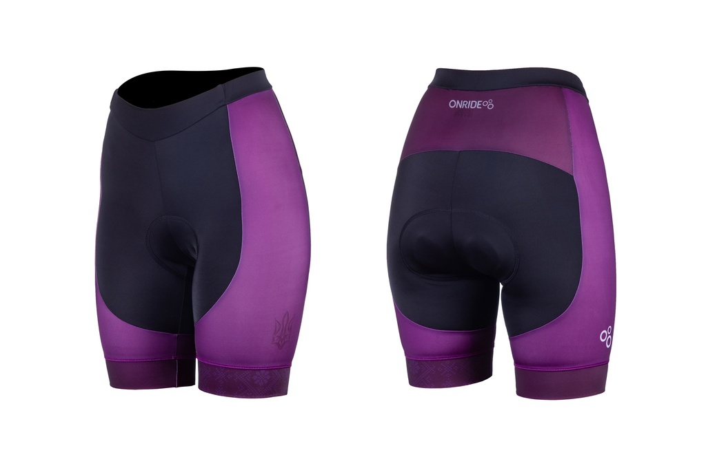 Велотруси без лямок ONRIDE Cuddle фіолетові розмір S ЖІНОЧІ