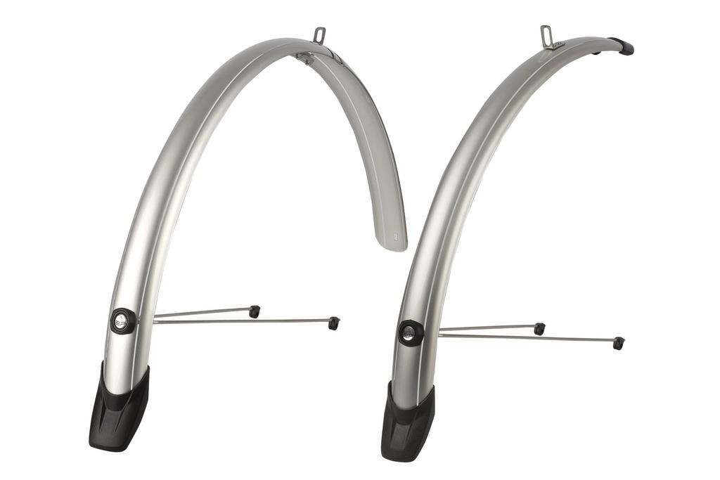 Комплект крил POLISPORT Towny 26&quot; (51 мм) CITY/TRECKING сріблястий