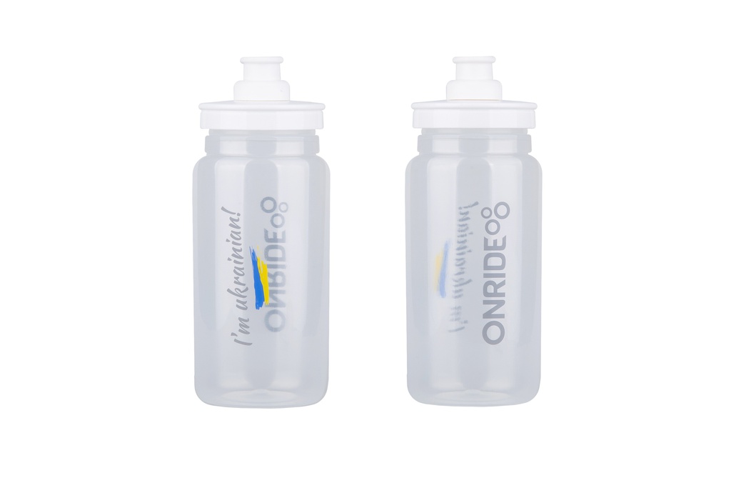 Фляга ONRIDE Elite Fly UA 550 мл прозора