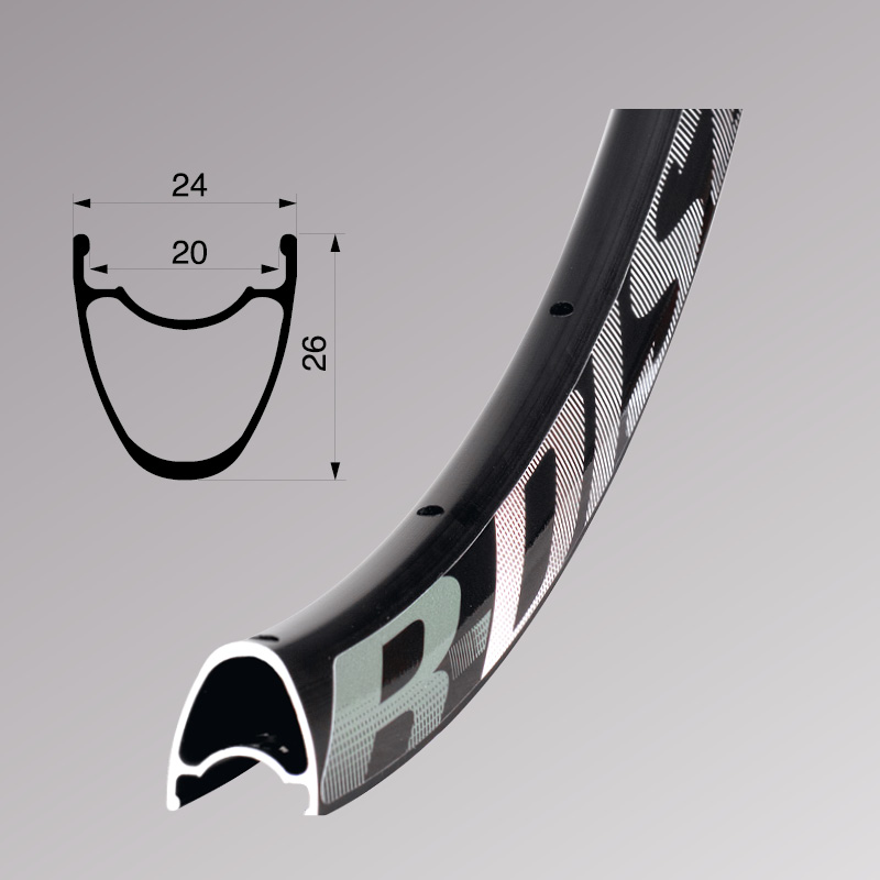 Обід Remerx R-DISC, 29'', 622x20, 32 отв., FV, чорн. анод.