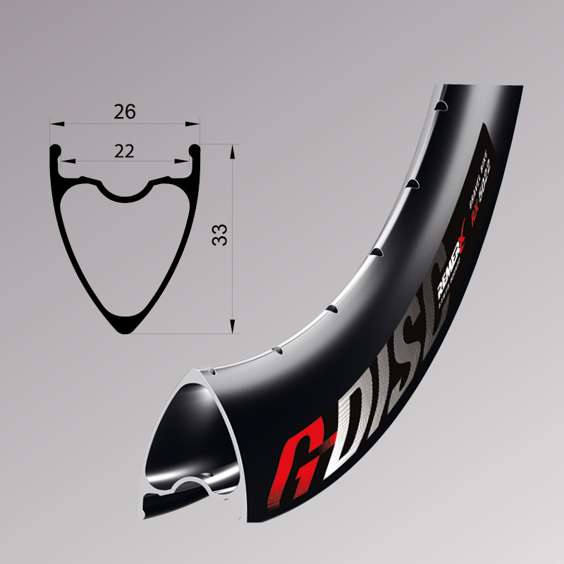 Обід Remerx G-DISC RX 5022, 29'', 622x22, 32 отв., FV, чорн. анод.