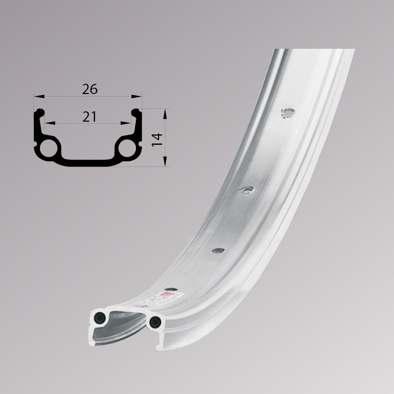 Обід Remerx RMX 21, 26'', 559x21, 36 отв., AV, срібл.