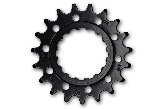 Зірка передня KMC Bosch Gen 2 Wide 19T чорна 1/8&quot;