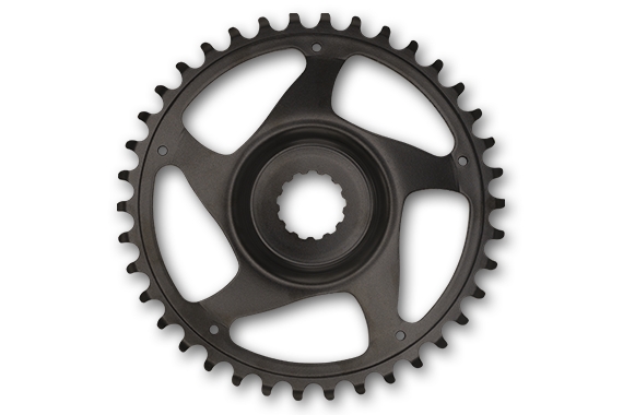 Зірка передня KMC Bosch Gen 3 38Т Super Narrow чорна 11/128&quot;