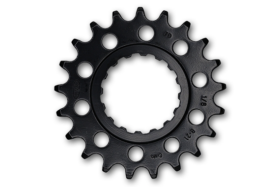 Зірка передня KMC Bosch Gen 2 Wide 21T чорна 1/8&quot;