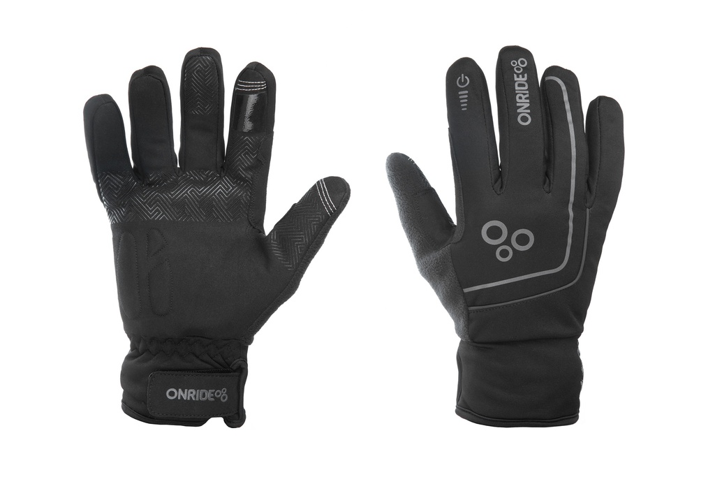 Демісезонні рукавички ONRIDE Natty чорні XS