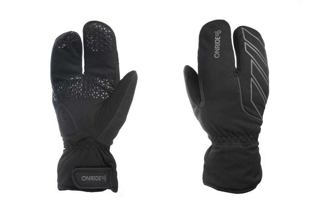 Зимові рукавички ONRIDE Crab чорні XS