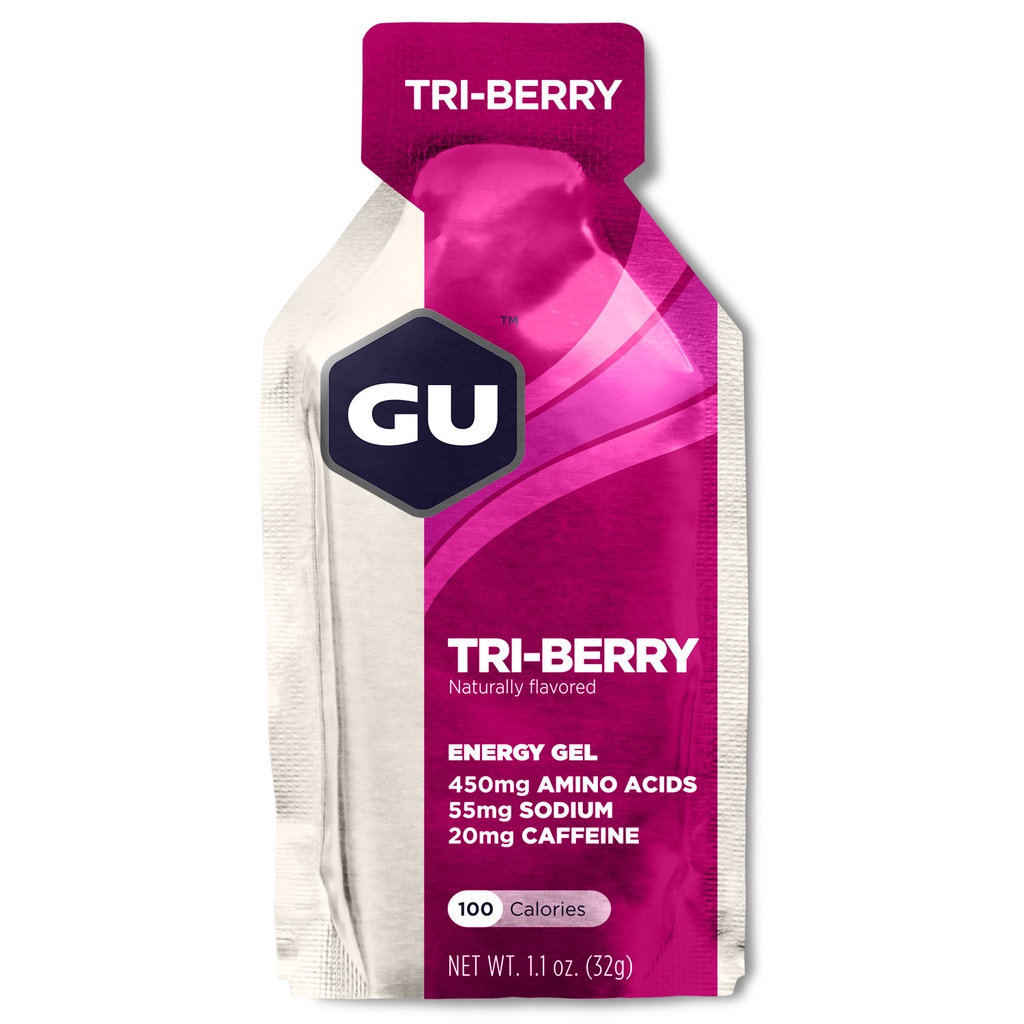 Енергетичний гель GU Energy Tri-Berry, 32 г (20 мг кофеїну)