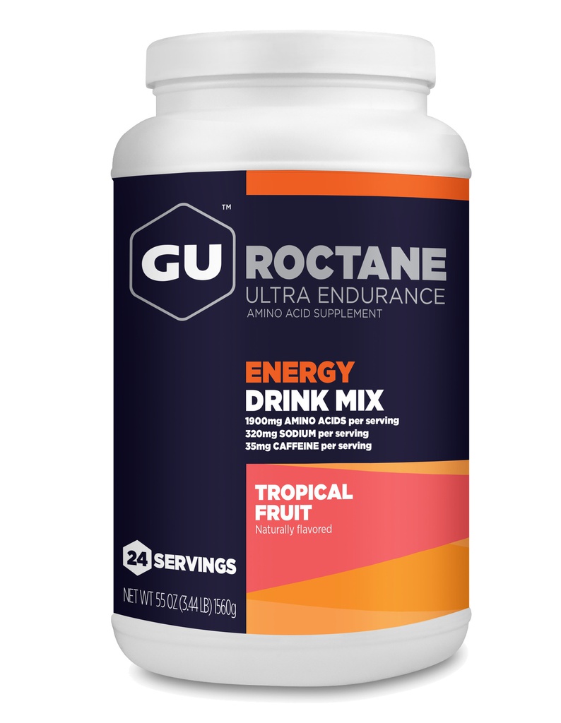 Ізотонік GU Energy ROCTANE Tropical Fruit (з кофеїном), 24 порції