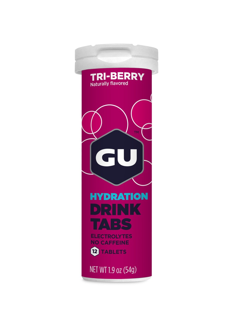 Ізотонічні таблетки GU Energy Tri-Berry, 12 шт в тубі