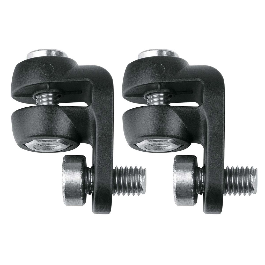 Запчастина для болотника SKS FORK BRACKET ROCK SHOX OR SUNTOUR FORKS WITH EYELETS, ANGLED BLACK