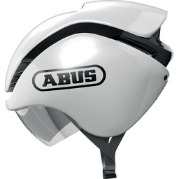[642784] Велошолом спортивний ABUS GAMECHANGER Tri Shiny White L (52-58 см)