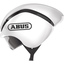 [878893] Велошолом спортивний ABUS GAMECHANGER TT Shiny White M (52-58 см)