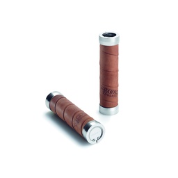 [005606] Гріпси шкіряні BROOKS Slender Leather Grips 130/130 mm Aged