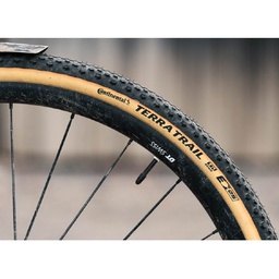 [101701] Покрышка бескамерная Continental Terra Trail ProTection 28&quot; | 700 x 40C | 28 x 1.50 black/cream , складная skin