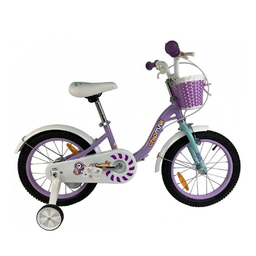 [CM16-6-purple] Велосипед детский RoyalBaby Chipmunk Darling 16&quot;, OFFICIAL UA, фиолетовый