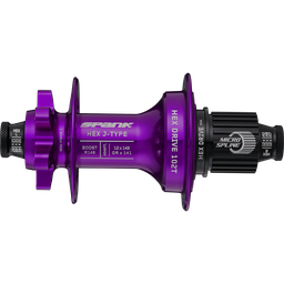 [C04HJ12E70SASPK] Втулка задняя SPANK HEX J-TYPE Boost R148 HG 32H, Purple