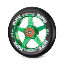 [250116] Колесо для трюкового самоката Hipe H09, 110мм, Green/Black
