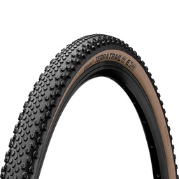 [150673] Покрышка бескамерная Continental Terra Trail ShieldWall 28" | 700 x 40C | 28 x 1.50 черная/коричневая складная skin