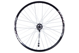 [WHRVLT-AL-26-028] Колесо задн. VLT 26" AL 36H Дисковий WANGZHEN 208RBQ под диск. під тріскачку чорний пром. підшипник 8-9-10 шв