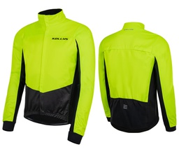 [8585053828341] Велокуртка утеплена мембранна KLS Rival 2 яскраво-зелений XL