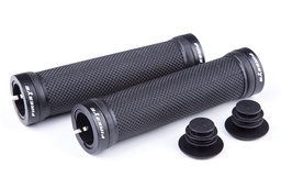 [FE_GB-R_BK] Ручки руля FireEye Goosebumps-R 128 мм з замками чорний