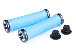 [FE_GB-R_TB] Ручки руля FireEye Goosebumps-R 128 мм з замками прозоро-синій