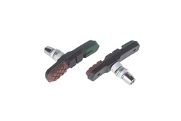 [6936116101530] Гальмівні колодки ONRIDE Molar, V-brake 72 мм, 3-х компонентні, (полібег)